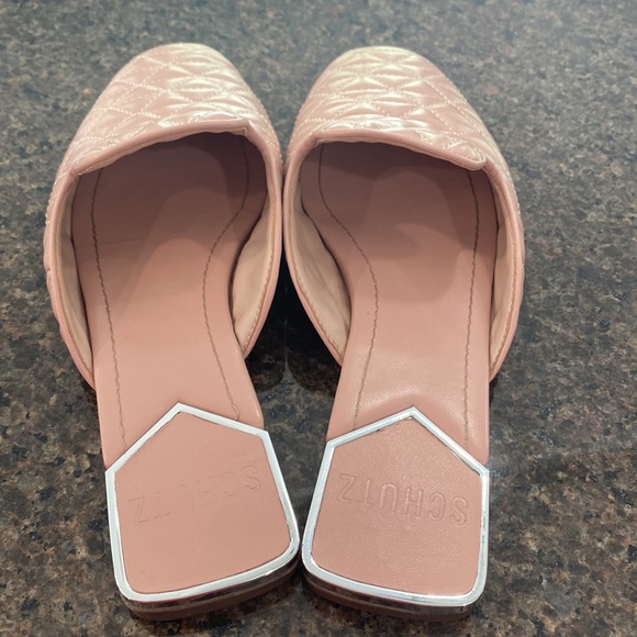 SCHUTZ Afra Loafer Flat Mule in Rose Pink. Size 8.5 - Picture 7 of 9